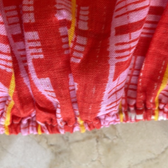 FREE PEOPLE OFF SHOULDER LINEN SS TOP NEW - Picture 4 of 6